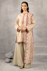 3 Piece - Embroidered Viscose Karandi Suit