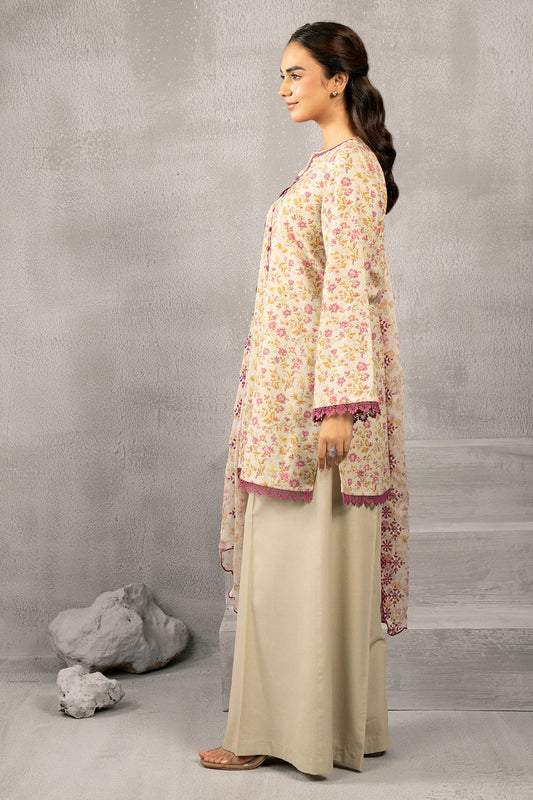 3 Piece - Embroidered Suit - C6079-2