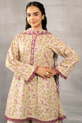 3 Piece - Embroidered Viscose Karandi Suit