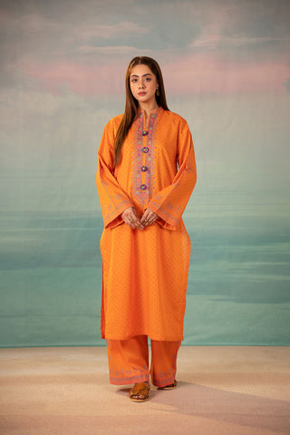 2 Piece Cotton Lawn Shirt & Shalwar