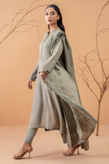 3 Piece -  Embroidered Suit - C6076-2