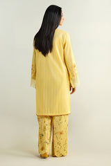 2 Piece - Printed Embroidered Suit - C6101