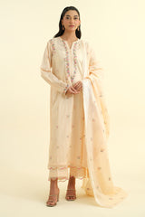 3 Piece -  Embroidered Suit - C6187
