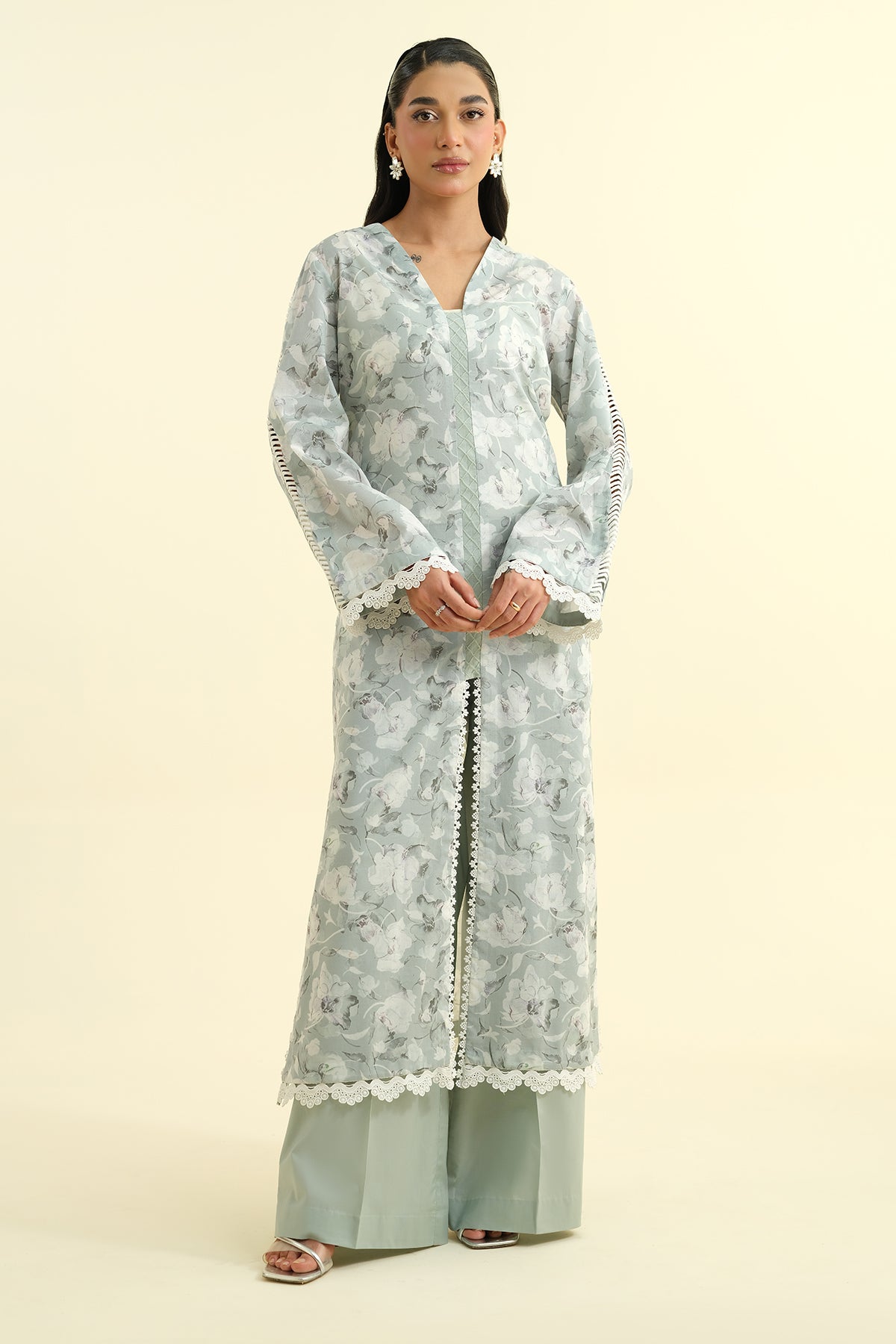 2 Piece - Printed Suit - C6208