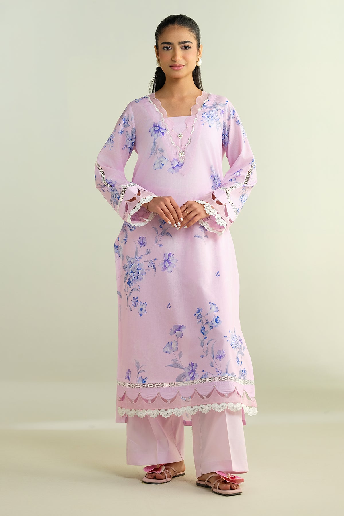 2 Piece - Printed Suit - C6212