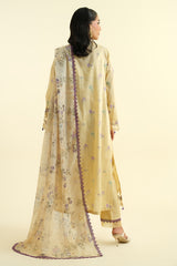 3 Piece - Printed Suit - C6218