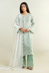 1 Piece - Embriodered Dupatta - C6246