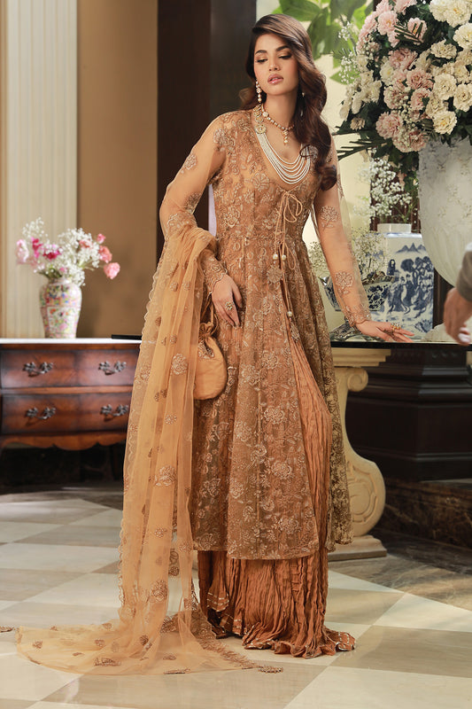 4 Piece - Embroidered & Embellished Suit - E1279-37