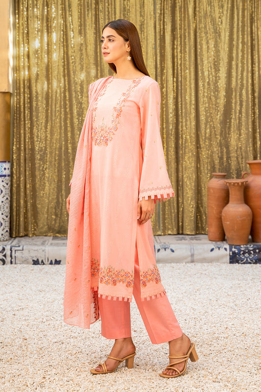 3 Piece - Embroidered Suit - E1334-40-A