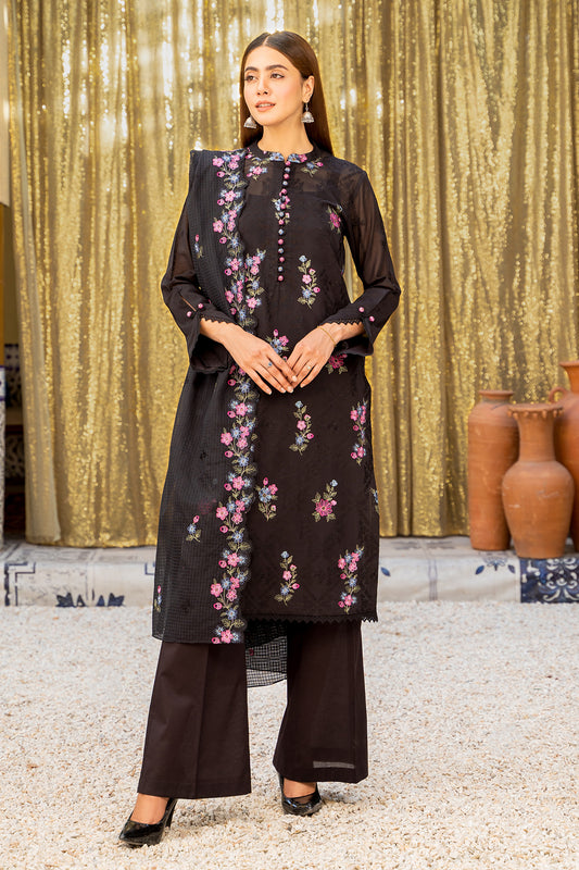 3 Piece - Embroidered Suit - E1336-42-A