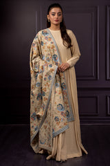 Embroidered Viscose Karandi Shawl