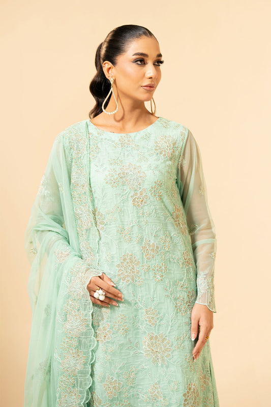 4 Piece - Embroidered Suit - E1412
