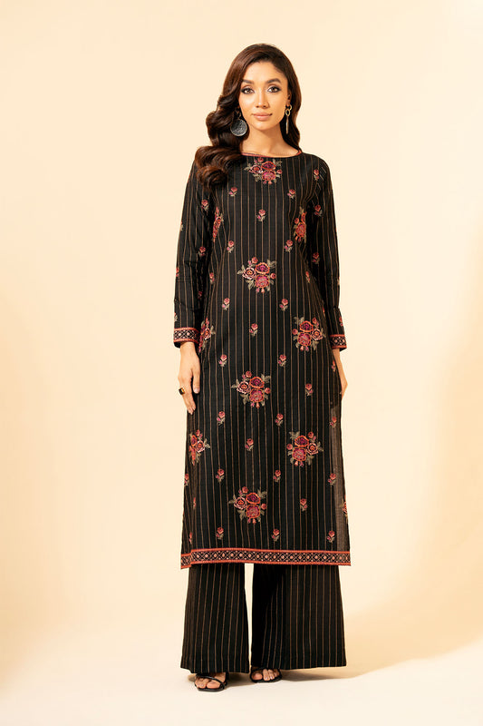 2 Piece - Embroidered Suit - E1415