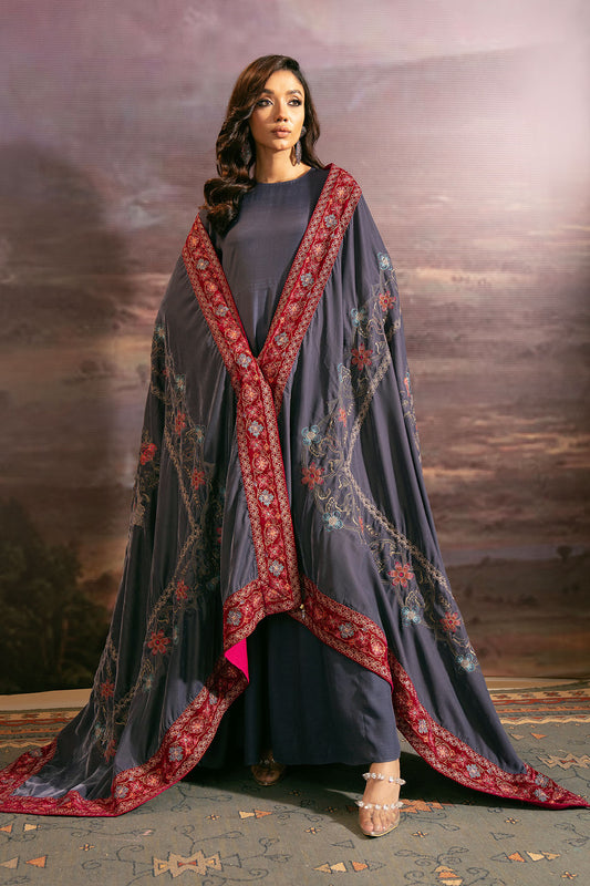Embroidered Shawl - E1422