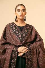 Embroidered Viscose Karandi Shawl