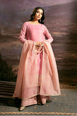 3 Piece Pk Raw Silk Suit