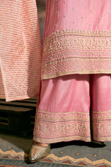 3 Piece Pk Raw Silk Suit
