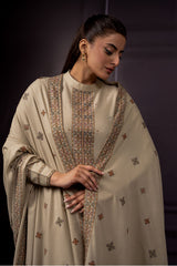 3 Piece - Embroidered Suit - E1454