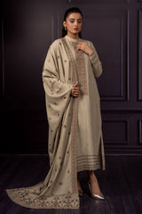 3 Piece - Embroidered Suit - E1454