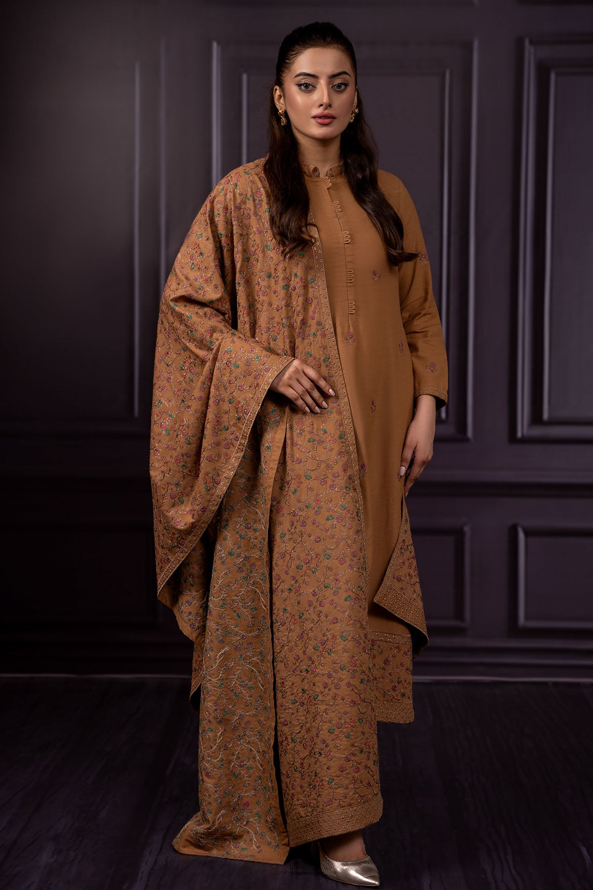 3 Piece Viscose Karandi Suit