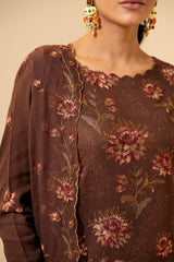 3 Piece - Embroidered Suit - E1465