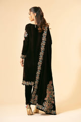 3 Piece - Embroidered Suit - E1473