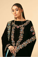 3 Piece - Embroidered Suit - E1473