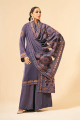 3 Piece - Embroidered Suit - E1474