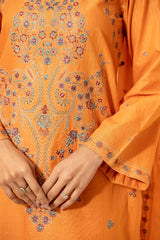 3 Piece Zari Jaqaurd Suit