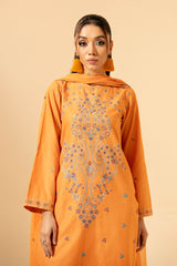 3 Piece Zari Jaqaurd Suit