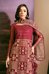 4 Piece Hexa Poly Net Suit