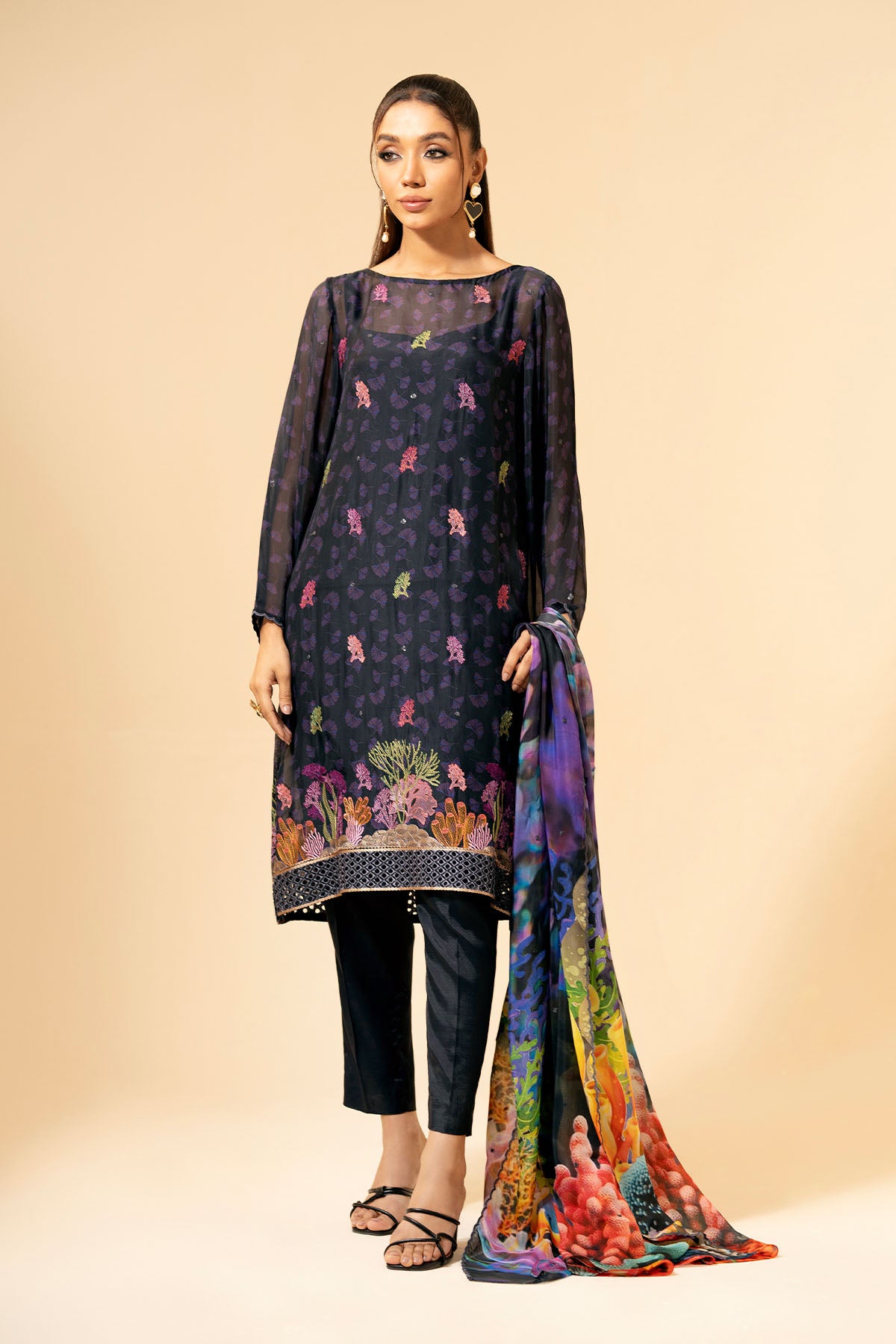3 Piece China Silk Suit