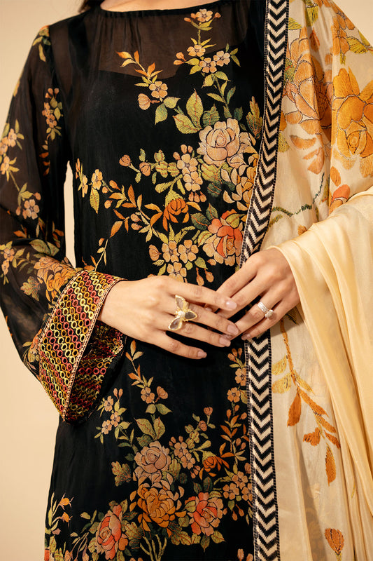 3 Piece - Printed Suit - E1503