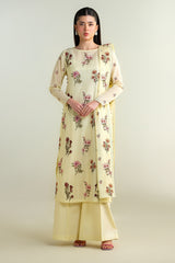3 Piece -  Embroidered Suit - E1620