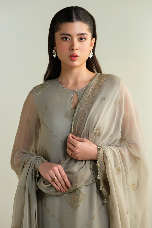 3 Piece - Embellished Suit - E1635
