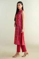 2 Piece - Embroidered Suit - E1649