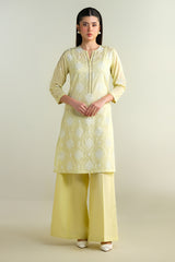 2 Piece - Embroidered Suit - E1666