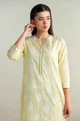 2 Piece - Embroidered Suit - E1666