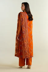 3 Piece -  Embroidered Suit - E1669