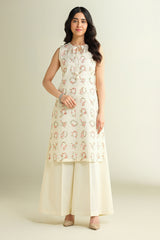 2 Piece - Embroidered Suit - E1675