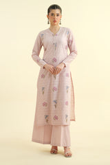 2 Piece - Embroidered Suit - E1711