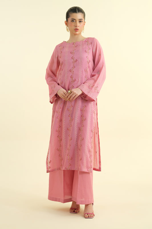 2 Piece - Embroidered Suit - E1731