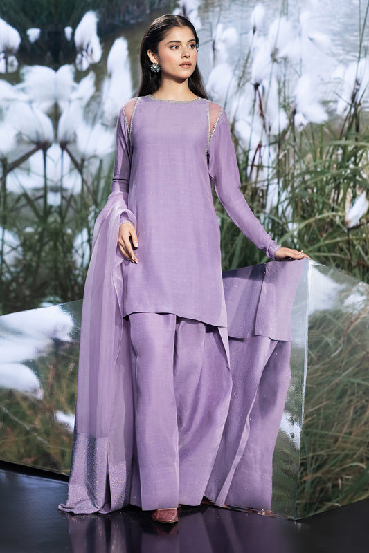 3 Piece - Embellished Suit - KPS25-P3490