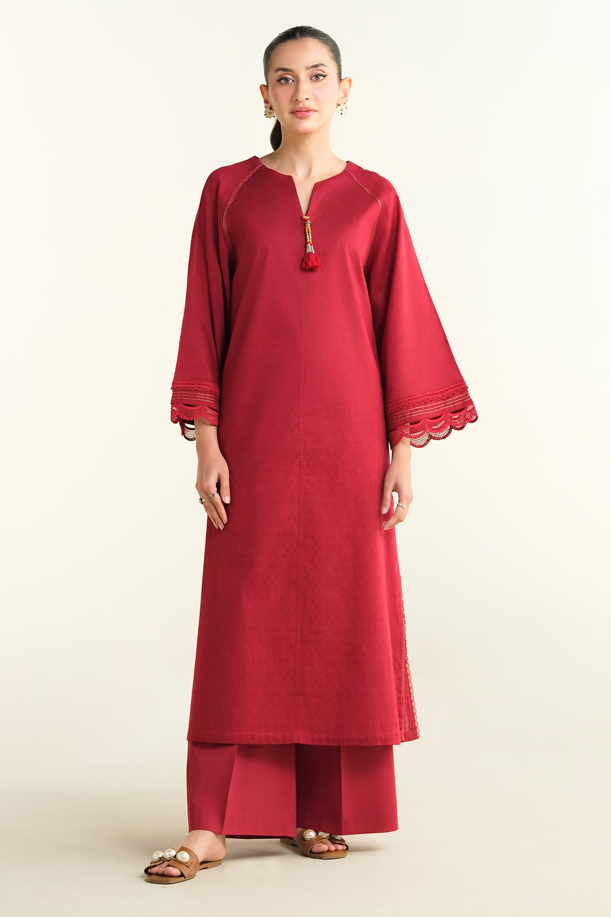 2 Piece - Embellished Suit - KPS25-P3581