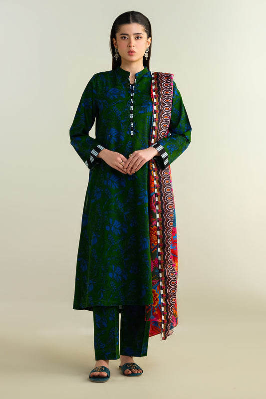 3 Piece - Printed Suit - KPW24-P3043-43