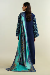 3 Piece- Embroidered Suit - KPW24-P3044-44