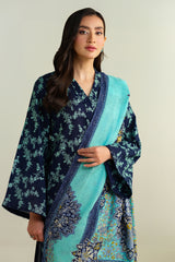 3 Piece- Embroidered Suit - KPW24-P3044-44