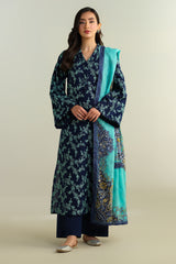 3 Piece- Embroidered Suit - KPW24-P3044-44