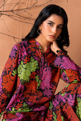 2 Piece - Printed Khaddar Suit