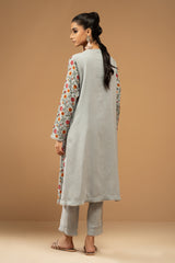 2 Piece - Embroidered Cotton Karandi Suit